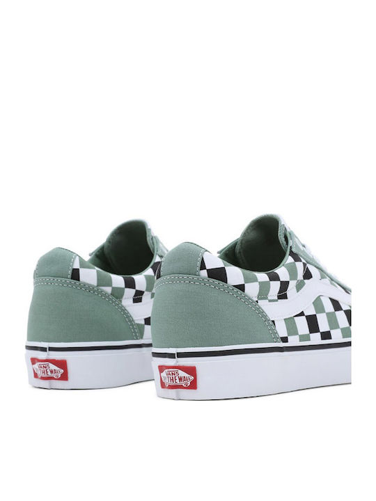 Multi Checker Sneakers Green