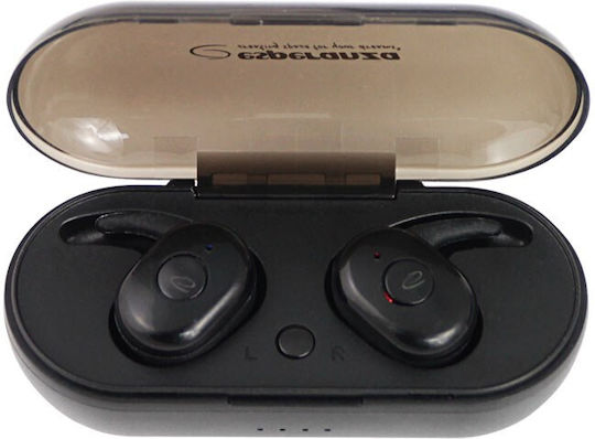 Esperanza EH225K In-ear Bluetooth Handsfree Ακουστικά με Θήκη Φόρτισης Μαύρα