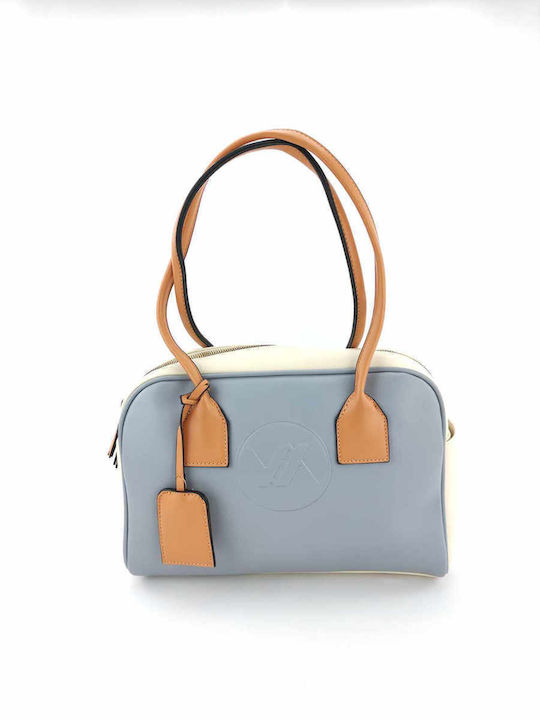 Verde Women's Bag Shoulder Light Blue