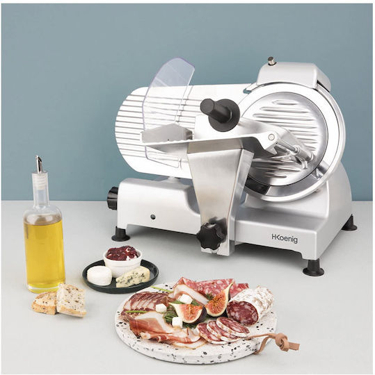 HKoenig Tăieturi reci Slicer 240W Argintiu