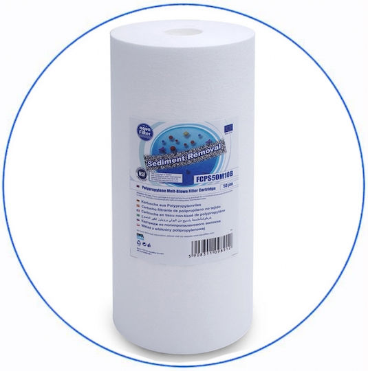 Aqua Filter BBPSCBKDFCBLS10 Wasserfiltrationssystem Zentrale Versorgung Durchmesser 1'' mit Ersatzfilter Aqua Filter FCPS Polypropylene 5μm, Aqua Filter FCCBKDF GAC+KDF,Aqua Filter FCCBL-S Carbon