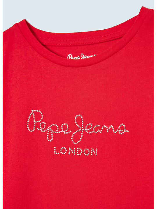 Kinder-T-Shirt Rot NURIA