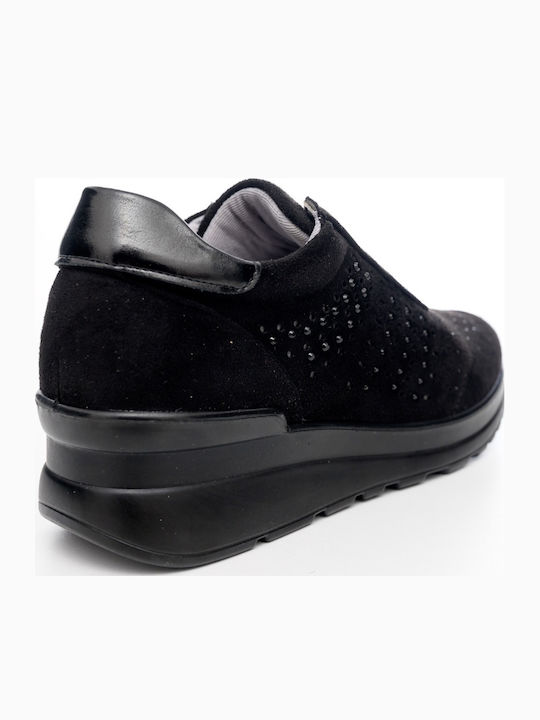 Dilena Γυναικεία Ανατομικά Sneakers Μαύρα