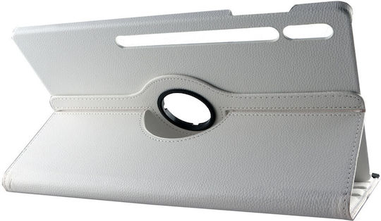 Volte-Tel Flip Cover Περιστρεφόμενη Λευκή (Galaxy Tab S8 Ultra)