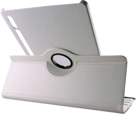 Volte-Tel Flip Cover Περιστρεφόμενη Λευκή (Galaxy Tab S8 Ultra)