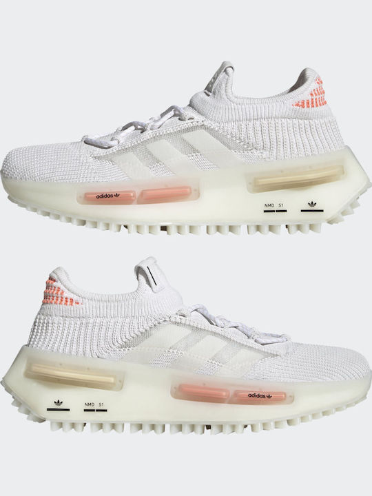 NMD_S1 Маратонки Cloud White / Off White / Coral Fusion