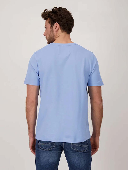 Fynch Hatton Men's Short Sleeve T-shirt Light Blue