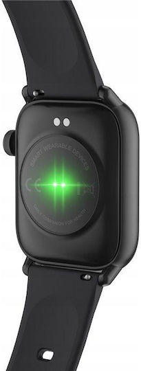 Oromed Oro Smart Fit 5 Stainless Steel Smartwatch με Παλμογράφο (Μαύρο)