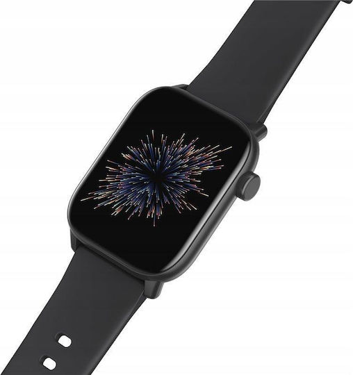 Oromed Oro Smart Fit 5 Stainless Steel Smartwatch με Παλμογράφο (Μαύρο)