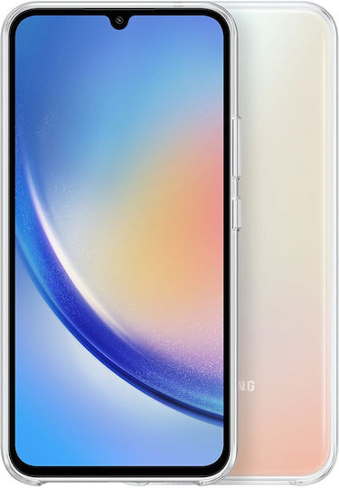 Samsung Задна корица Силикон Прозрачен (Galaxy A34)