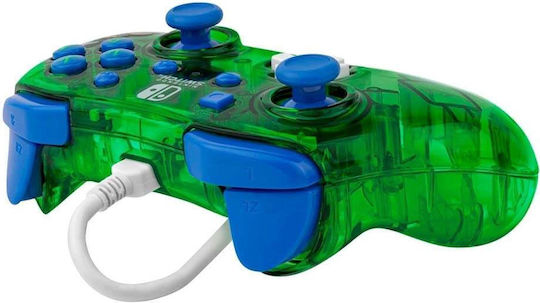 PDP Rock Candy Wired Gamepad for Switch Luigi Lime Green/Blue