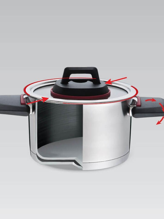 Maestro Deep Stainless Steel Pot 3.2lt / 20cm