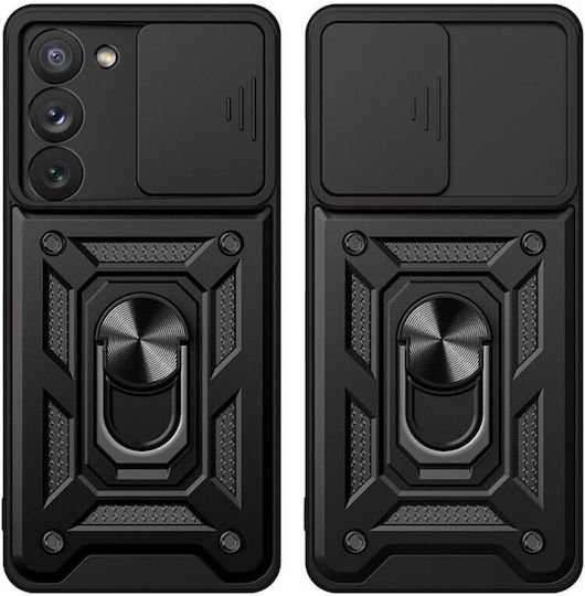 Hurtel Camshield Armor Kickstand Back Cover Πλαστικό Μαύρο (Galaxy A34)