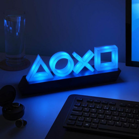 Paladone LED Детско Декоративно Осветление Light Icons PS5 Бял