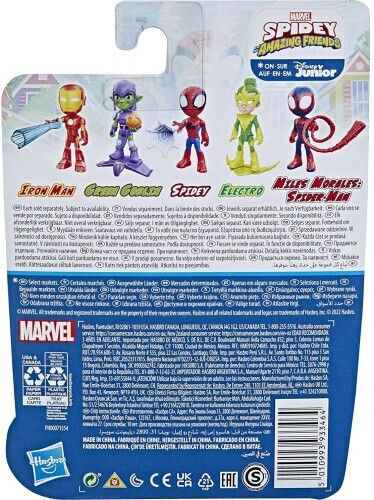 Action Figure Spidey and His Amazing Friends Spinn Electro Spider-Man for 3+ years Years 15cm.
