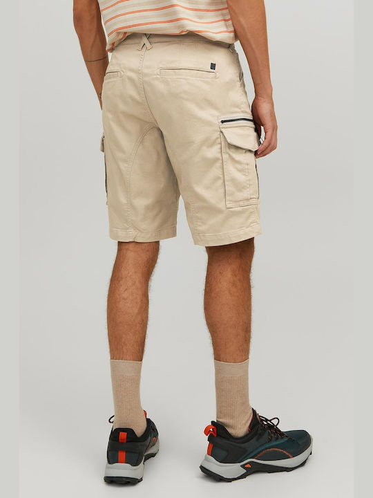 Jack & Jones Men's Shorts Cargo Oxford Tan