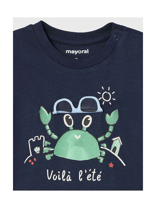 Mayoral Παιδικό T-shirt Navy Μπλε