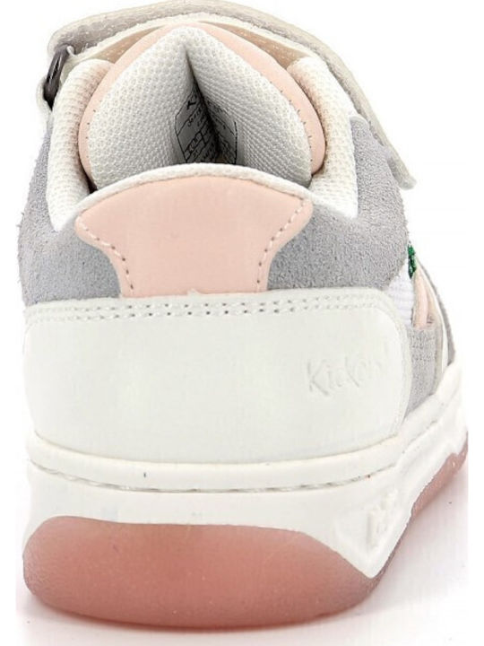 Kikouak Παιδικά Sneakers με Σκρατς Blanc Rose