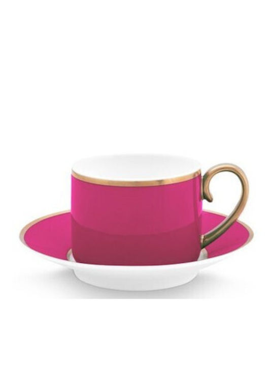PiP Studio Chique Φλιτζάνι Καφέ από Πορσελάνη Ροζ 220ml