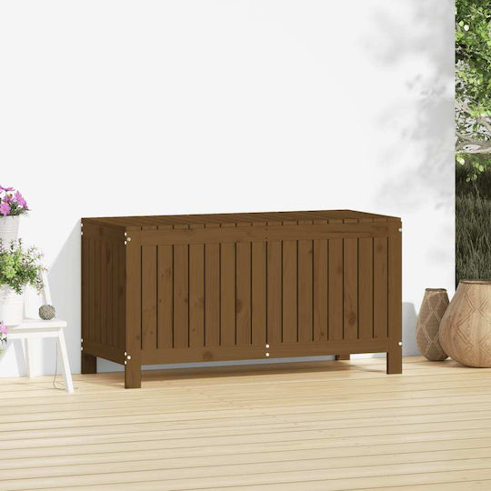 vidaXL Dekorative Truhe Hölzernes Honey Brown 115x49x60cm