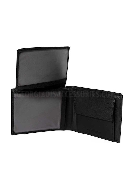 Δερμάτινο Ανδρικό Πορτοφόλι με RFID Μαύρο