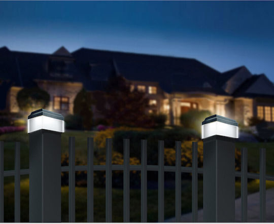 Green Blue Wandmontiert Solarleuchte mit Natürliches Weiß Licht 4000K IP44 10cmx10cmx6.3cmcm