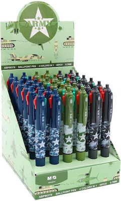 M&G G Army Stift Kugelschreiber 0.7mm (Μverschiedene Designs/Farben)