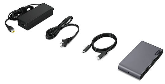 Lenovo USB-C Universal Business Dock USB-C Docking Station με HDMI/DisplayPort 4K και σύνδεση 2 Οθονών Μαύρο