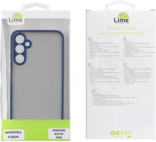 Lime Hardshell Fusion Back Cover Plastic Albastru (Galaxy A54)