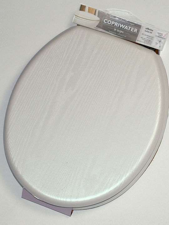 ArteLibre Capac WC Lemn 43.4x37cm Alb