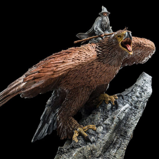 Weta Workshop Der Herr der Ringe Gandalf auf Gwaihir Statue 15cm
