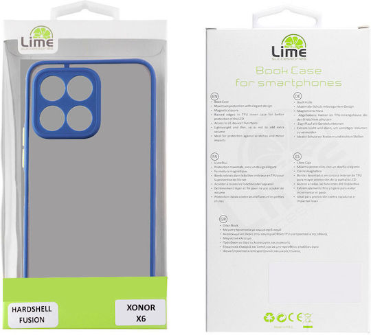 Lime Hardshell Fusion Back Cover Plastic Verde (Honor X6)