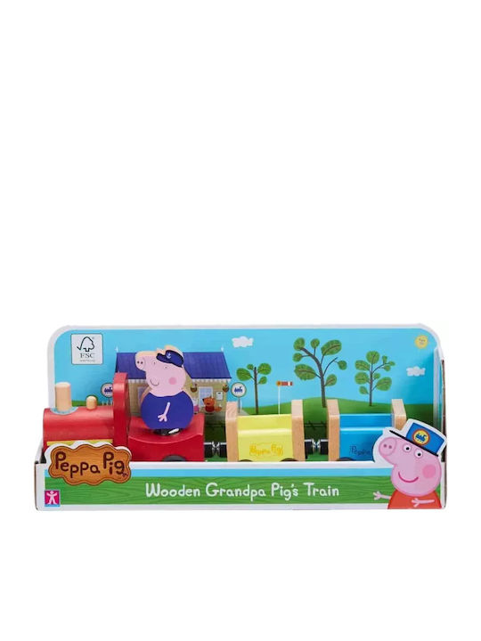 Lumânare De Paște Cu Jucărie Peppa Pig Trenul Din Lemn Al Bunicului Purceluș Pentru Vârsta 2+ Ani Giochi Preziosi