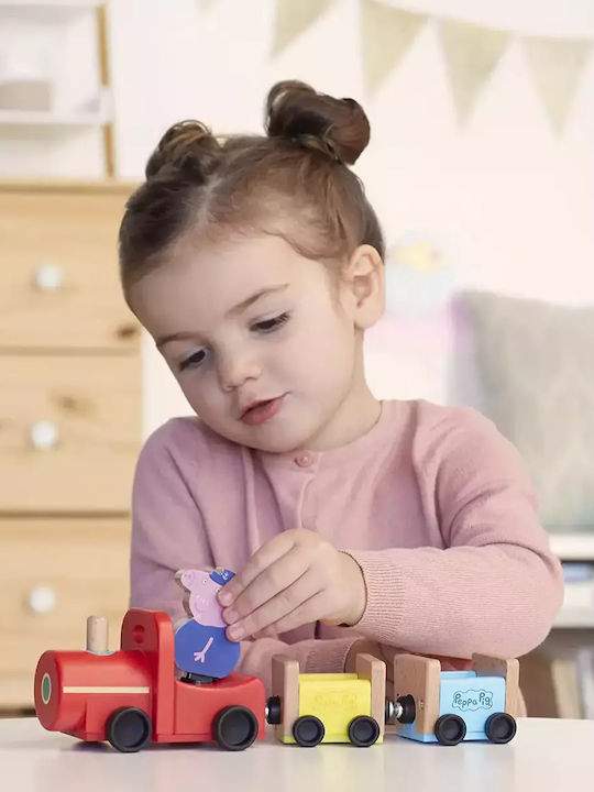 Lumânare De Paște Cu Jucărie Peppa Pig Trenul Din Lemn Al Bunicului Purceluș Pentru Vârsta 2+ Ani Giochi Preziosi