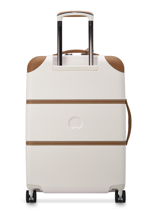 Delsey Chatelet Air 2.0 Medium Hard Beige Suitcase with 4 Wheels Height 66.5cm