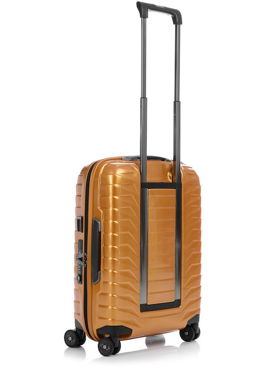 Samsonite Proxis Βαλίτσα Ταξιδίου Καμπίνας Σκληρή Χρυσή με 4 Ρόδες Ύψους 55εκ.