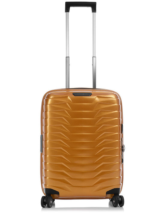 Samsonite Proxis Βαλίτσα Ταξιδίου Καμπίνας Σκληρή Χρυσή με 4 Ρόδες Ύψους 55εκ.