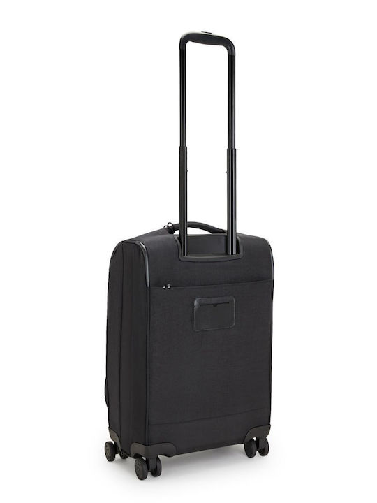 Kipling New Youri Spin Valiză De Călătorie Cabină Din Material Textil Neagră Cu 4 Roți Înălțime 36 Cm