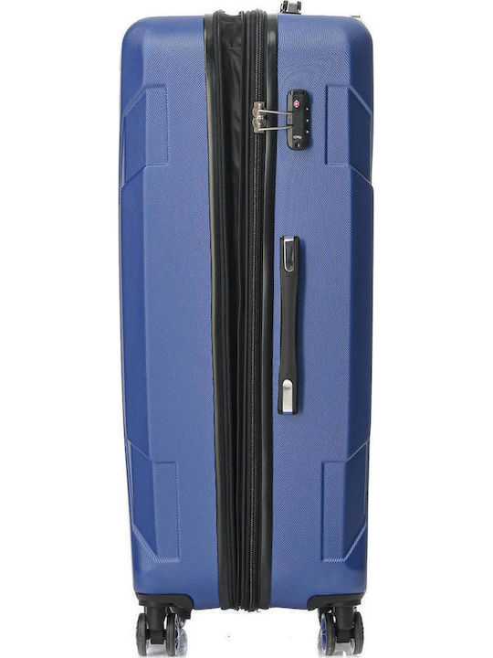 Stelxis Valiză Mare De Călătorie Tough Albastră Cu 4 Roți Înălțime 82 Cm