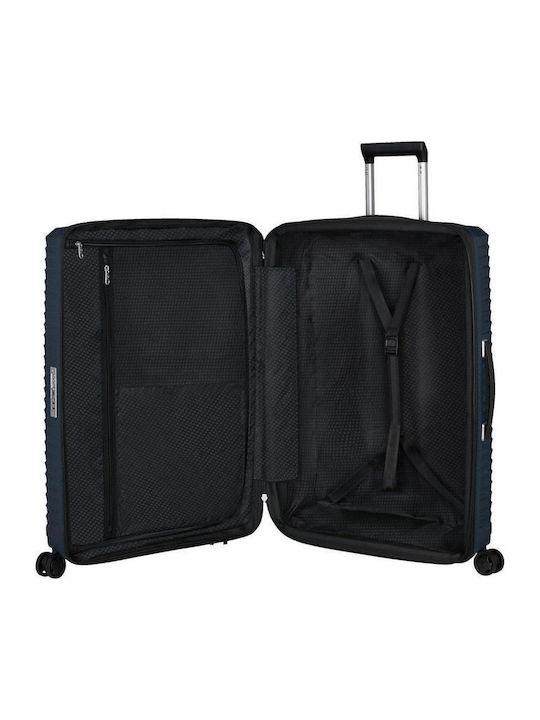 Samsonite UPSCAPE Μεγάλη Βαλίτσα Ταξιδίου Σκληρή Μπλε με 4 Ρόδες Ύψους 81εκ.