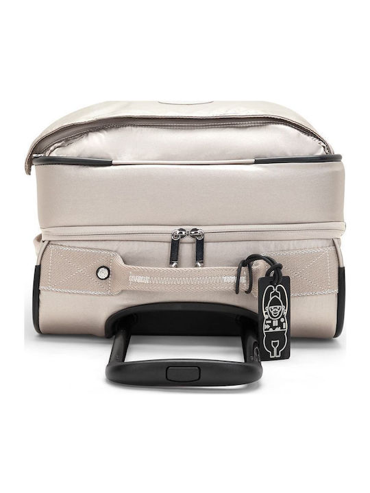 Kipling Spontane Reisegepäck Kabinen Stoff Silber mit 4 Räder Höhe 53cm