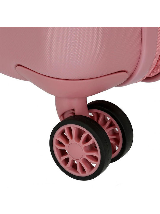 Movom Riga Cabin Hard Pink Suitcase with 4 Wheels Height 55cm