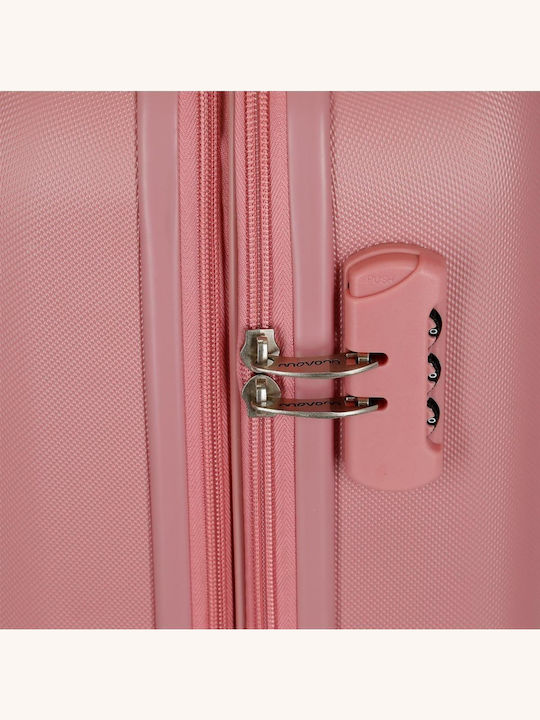 Movom Riga Cabin Hard Pink Suitcase with 4 Wheels Height 55cm