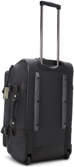 Kipling Teagan Σακ Βουαγιάζ 74lt Μαύρο με Ρόδες Υφασμάτινο Μ66xΠ35xΥ38εκ.