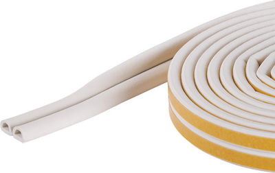 ArteLibre Αεροστόπ Λάστιχο Παραθύρου σε Λευκό Χρώμα 6mx0.9cm