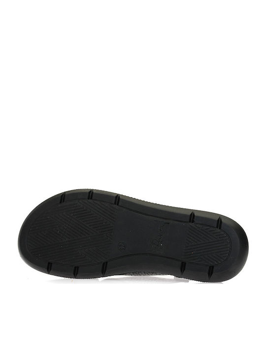 Women's Flat Sandals in Black Color