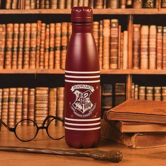 Pyramid Harry Potter Hogwarts Bottle Thermos Stainless Steel 500ml Burgundy