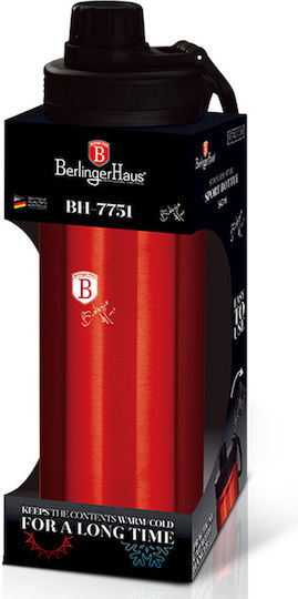 Berlinger Haus Line Burgundy Edition Bottle Thermos Stainless Steel 540ml Burgundy with Mouthpiece