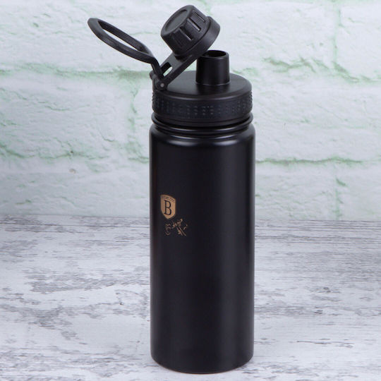 Berlinger Haus Black Rose Collection Bottle Thermos Stainless Steel 540ml Black with Mouthpiece