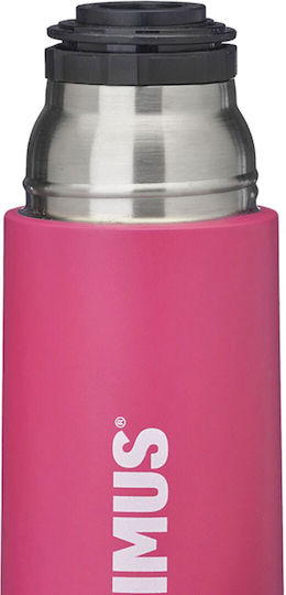 Primus Bottle Μπουκάλι Θερμός Ανοξείδωτο 350ml Ροζ με Καπάκι-Κύπελλο